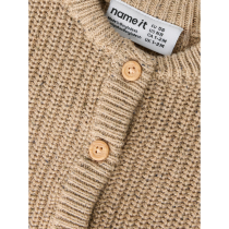 NAME IT Strik Cardigan Norman Sesame
